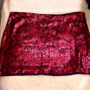 SUPER CUTE HH haute hippie SEQUIN SKIRT